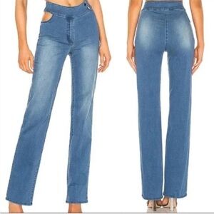 I AM GIA Kayla Side Cut Out Jeans